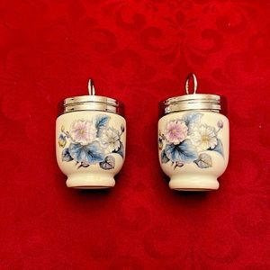 Pair of Royal Worchester  Egg Coddler Cups
